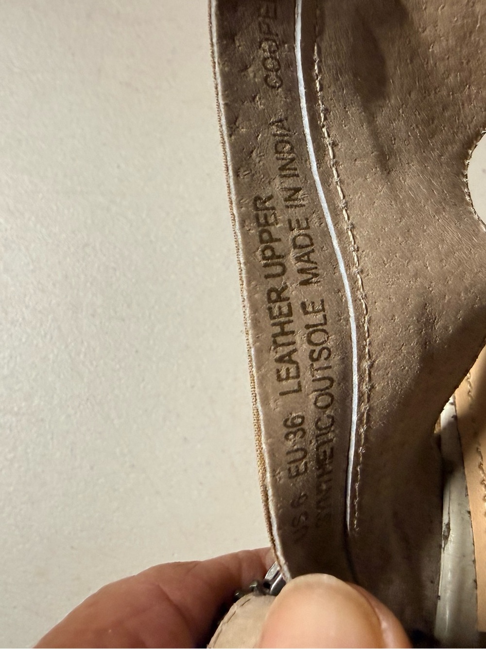 Soft leather weave - Picture 3 of 4